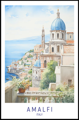 Amalfi Coastline Poster PosterGoat