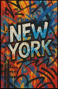 New York Street Art Poster