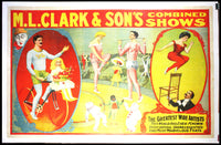 M.L. Clark & Son's Combined Shows Poster