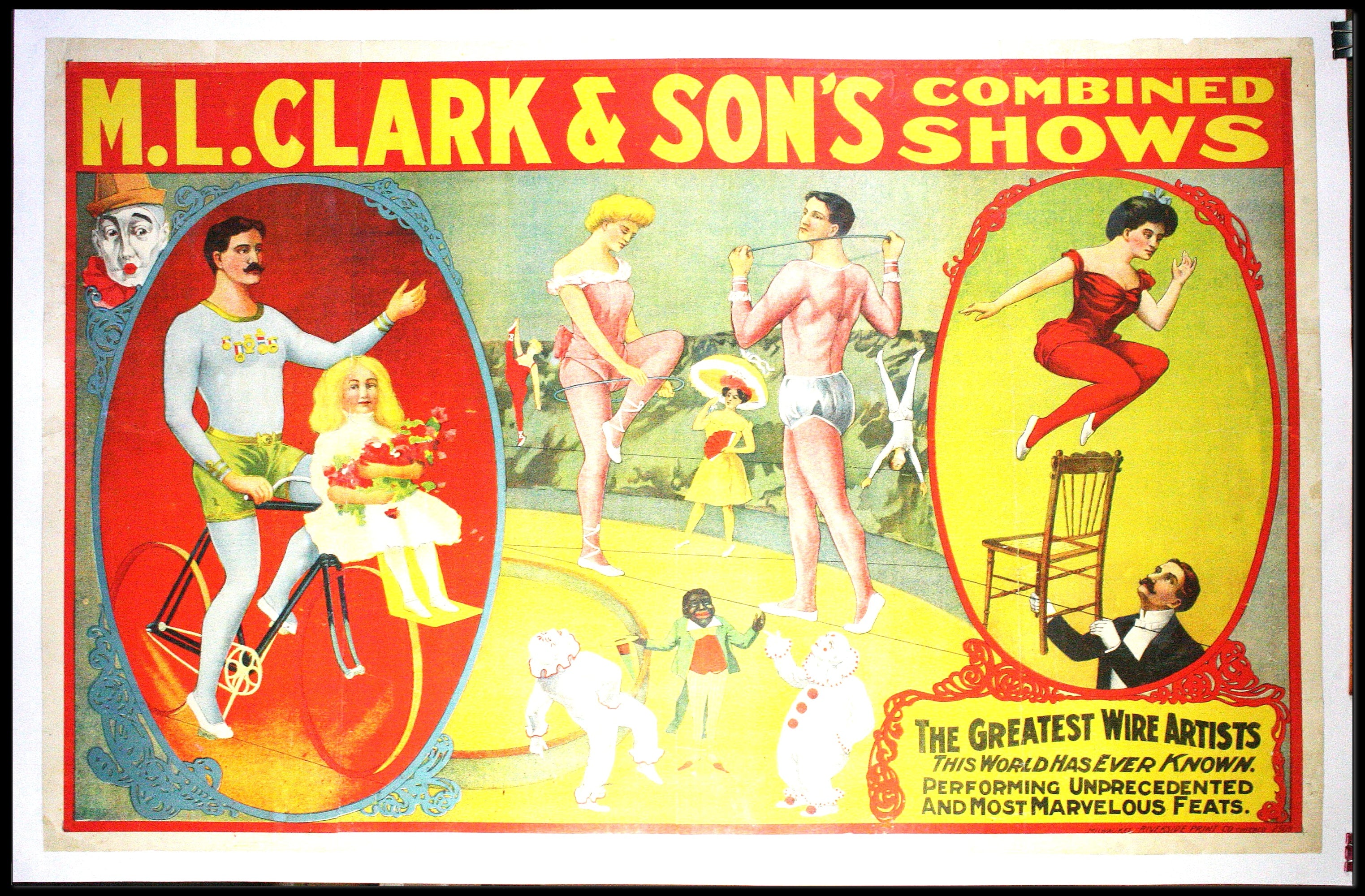 M.L. Clark & Son's Combined Shows Poster