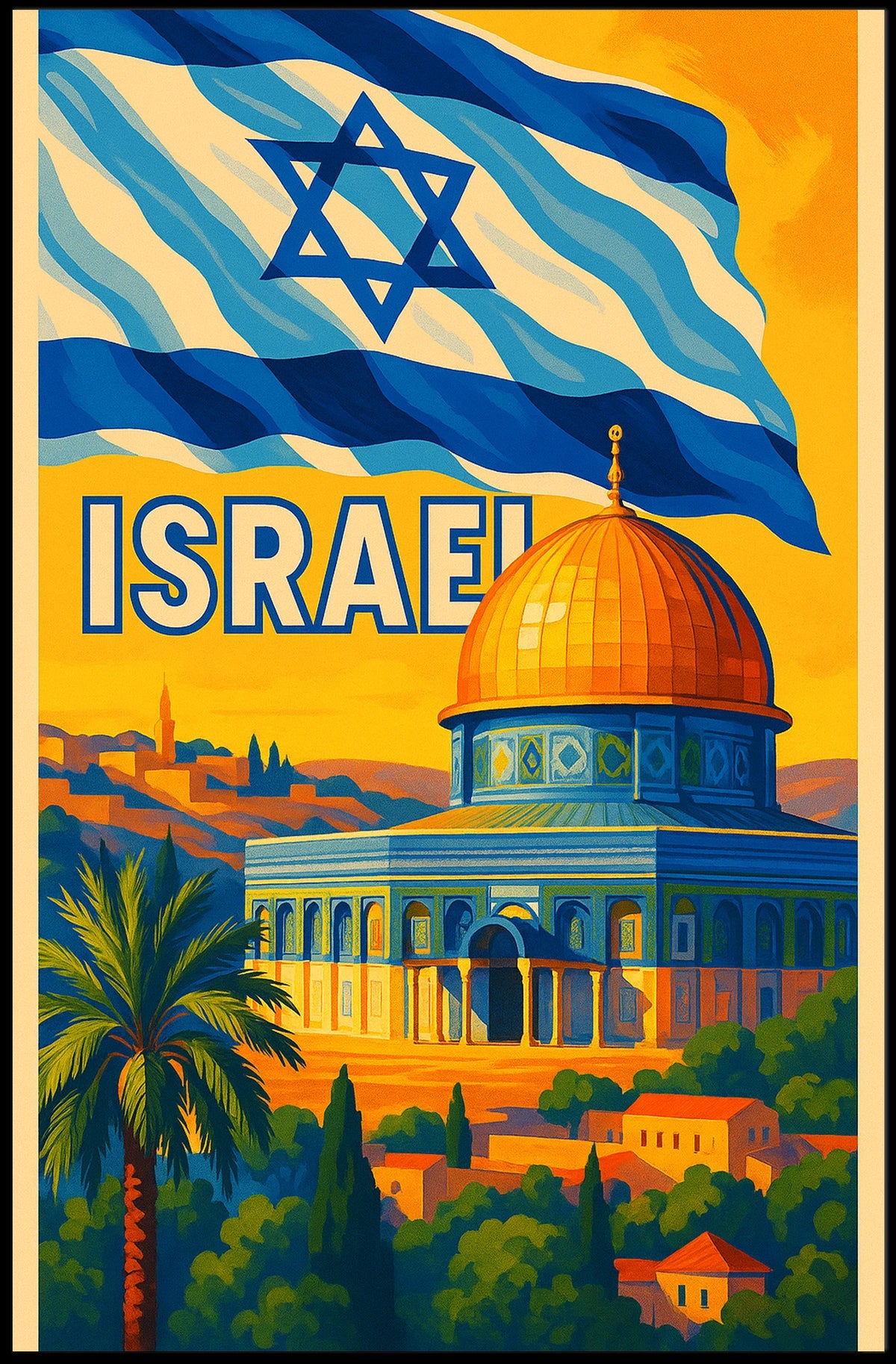 Israel Travel Poster
