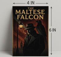 The Maltese Falcon Classic Noir Movie Pop Culture Poster