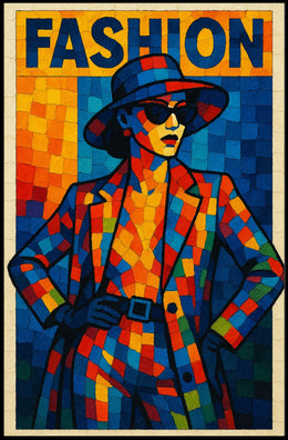 Vibrant Fashion Mosaic Poster