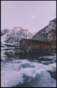 Serene Alpine Twilight Escape Landscape National Park Poster