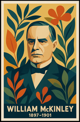 William McKinley Patriotic Vintage Modern Poster