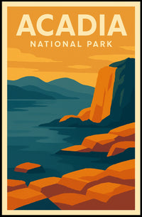 Acadia National Park Poster