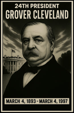 Grover Cleveland 24Th President Poster
