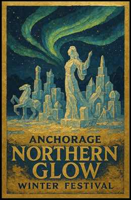 Anchorage Northern Glow Winter Festival Poster