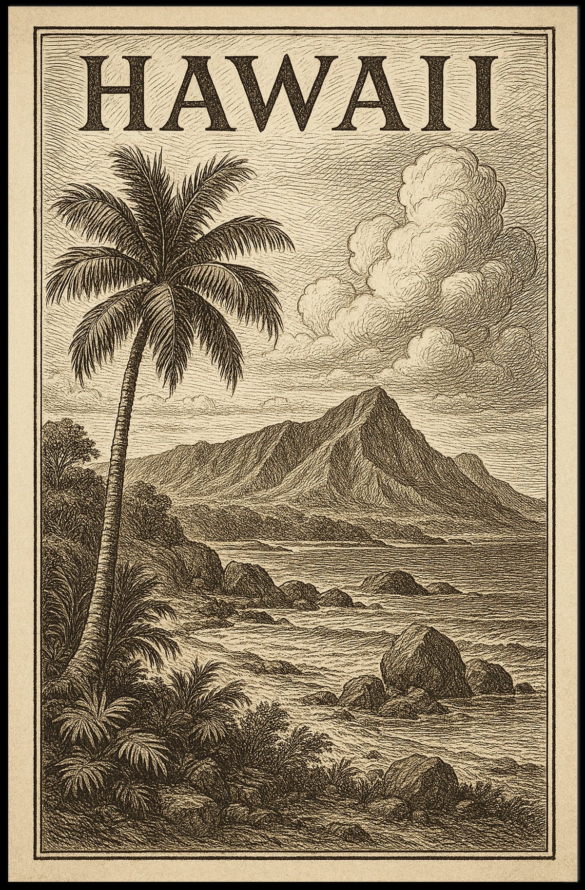 Hawaiian Paradise Poster