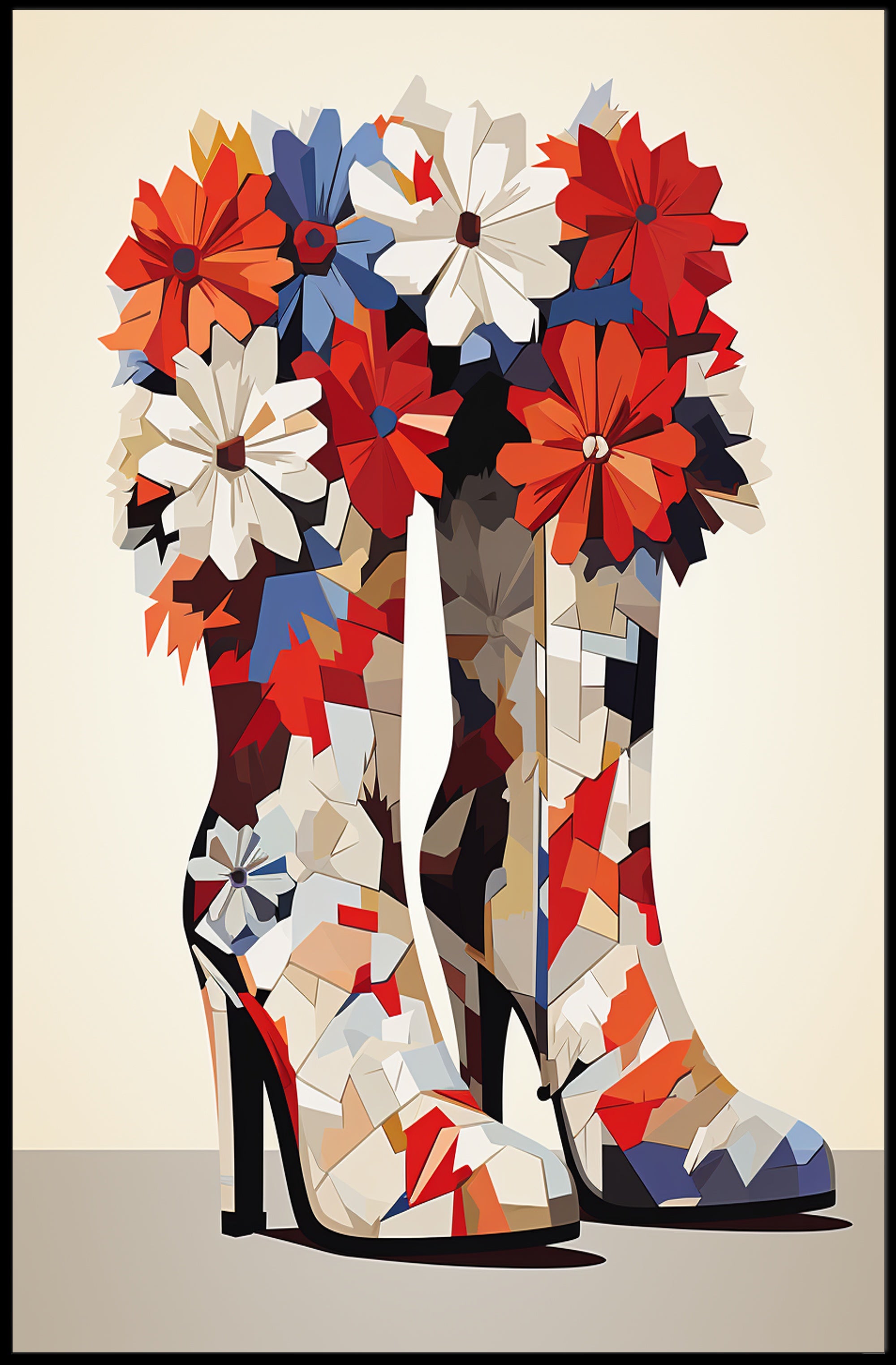 Floral Fashion Statement Poster