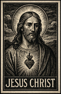 Jesus Christ Illustration Poster