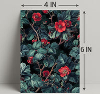 Floral Elegance Botanical Artwork: Artistic Poster