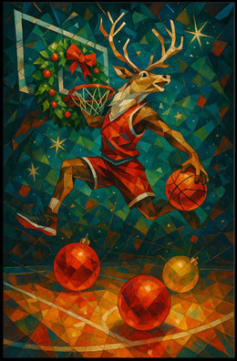 Holiday Hoops Poster