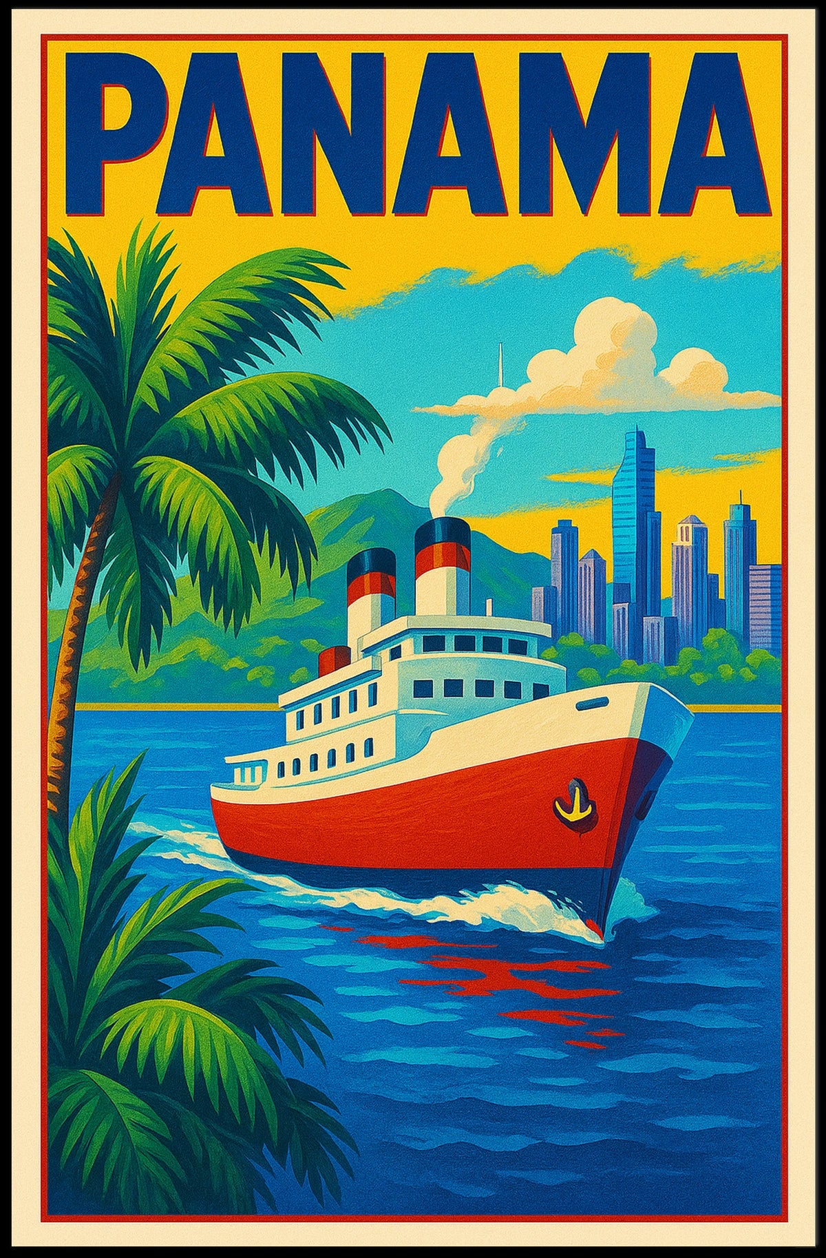 Panama Travel Poster