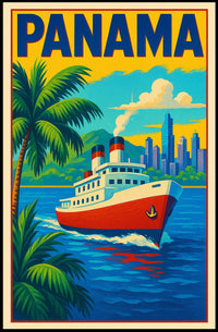 Panama Travel Poster