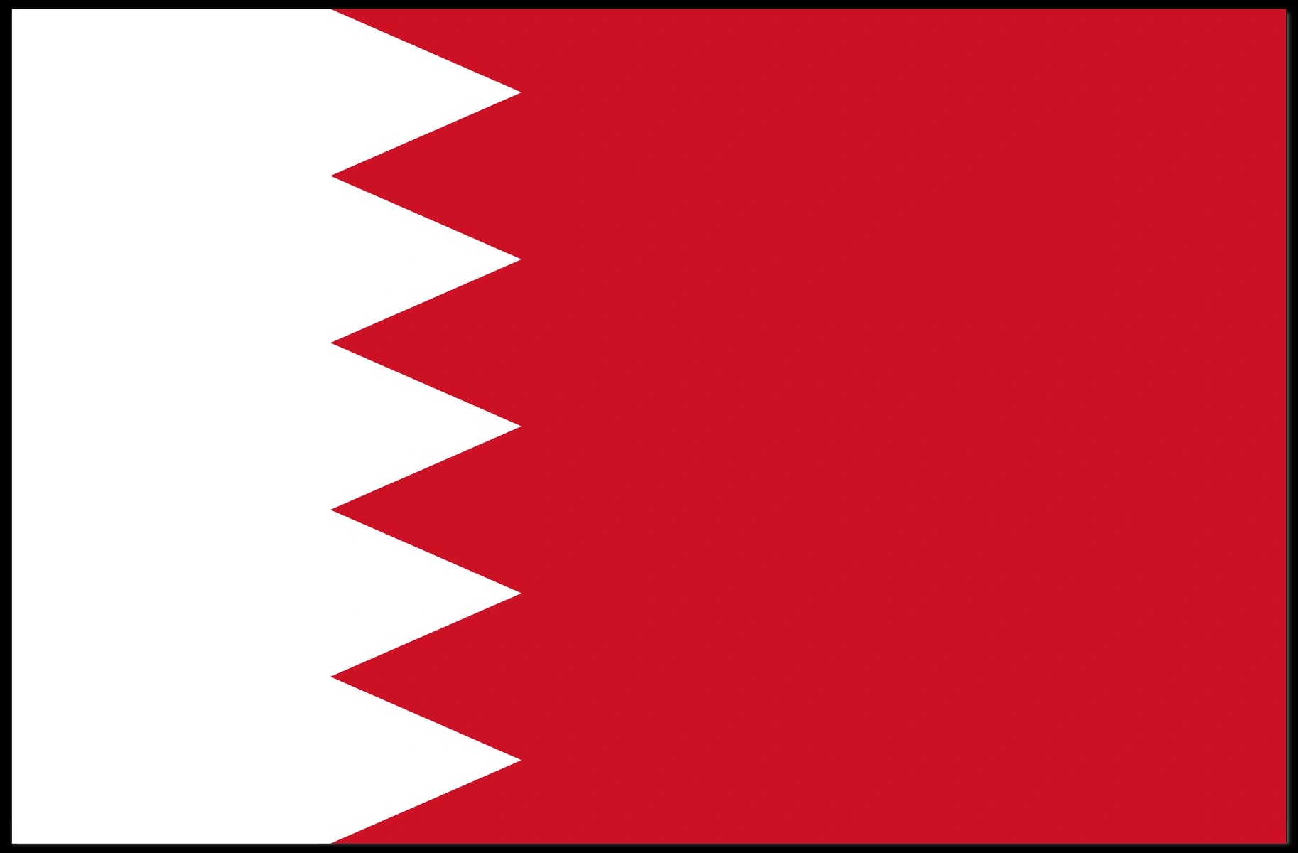 Bahrain Flag Poster