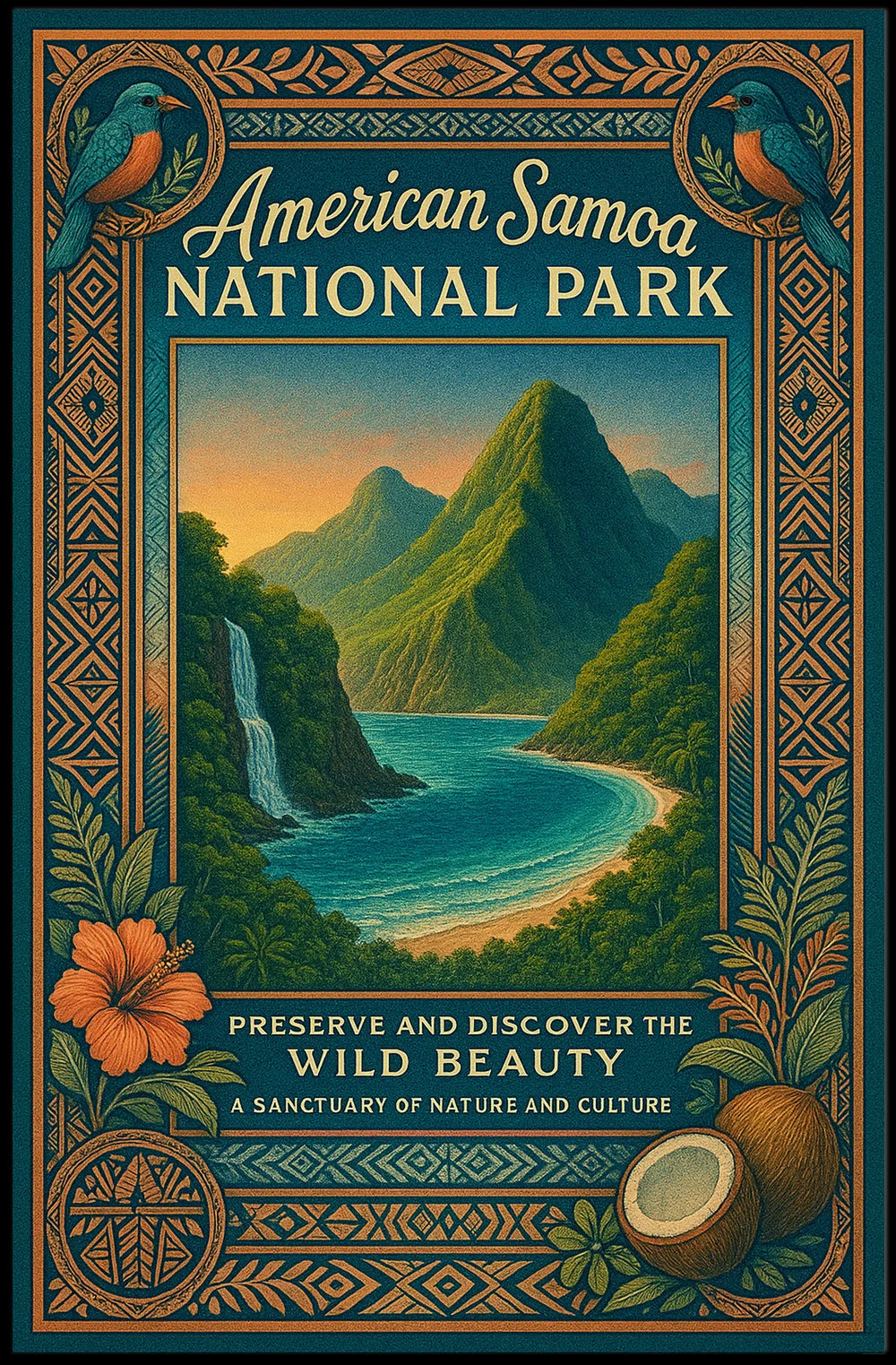 Preserve and Discover the Wild Beauty Poster