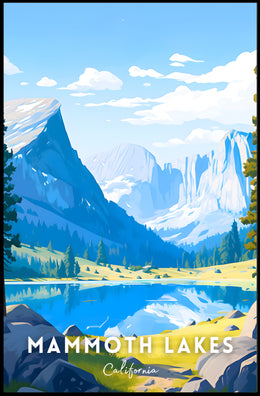 Scenic Mammoth Lakes Travel Poster