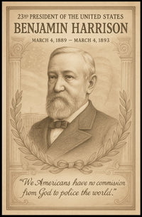 Benjamin Harrison 23Rd President Poster