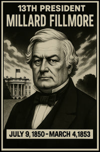 Millard Fillmore 13Th President Poster