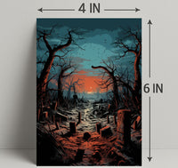 Twilight Cemetery Poster