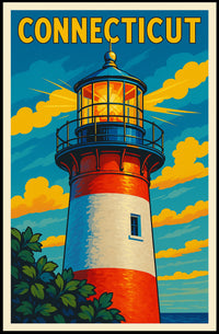 Connecticut Lighthouse Poster