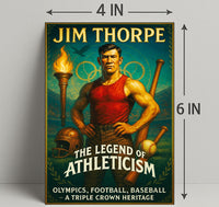 Jim Thorpe The Legend of Athleticism Poster PosterGoat