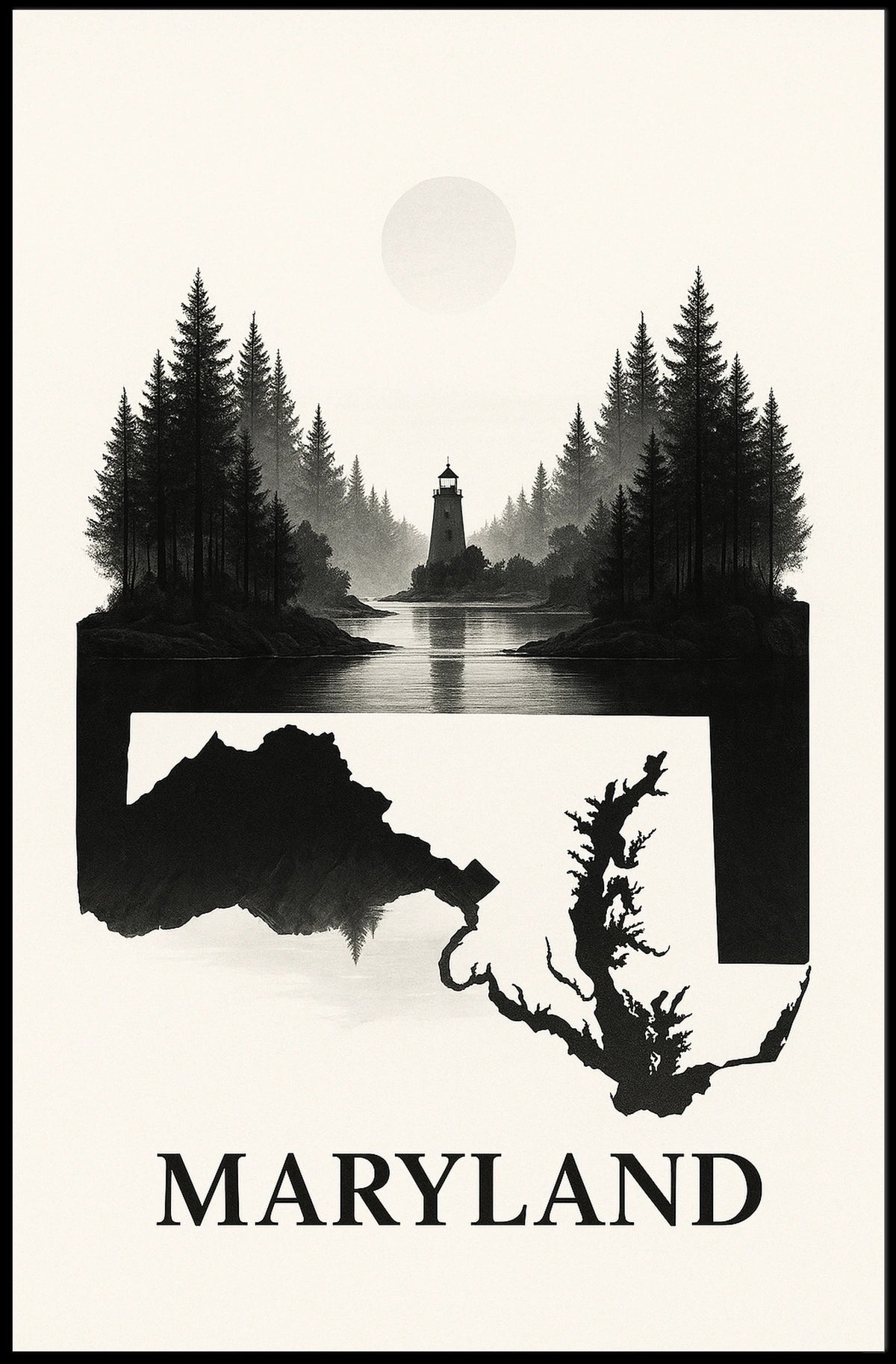 Maryland Scenic Poster