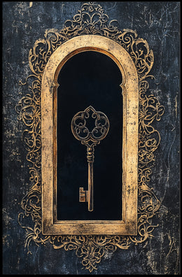 The Ornate Key Poster