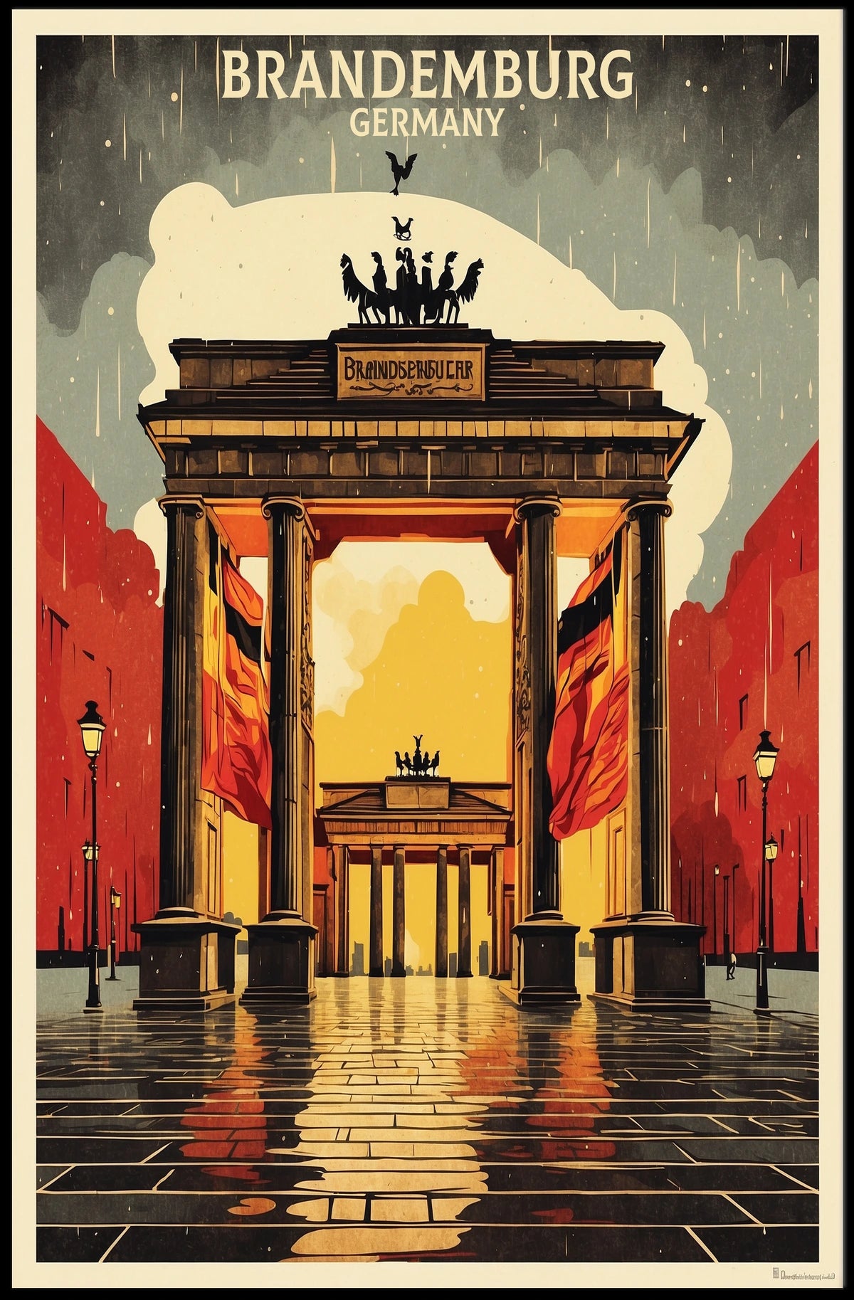 Brandenburg Gate Germany Poster