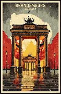 Brandenburg Gate Germany Poster