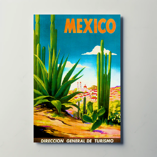 Vintage Mexico Travel Poster