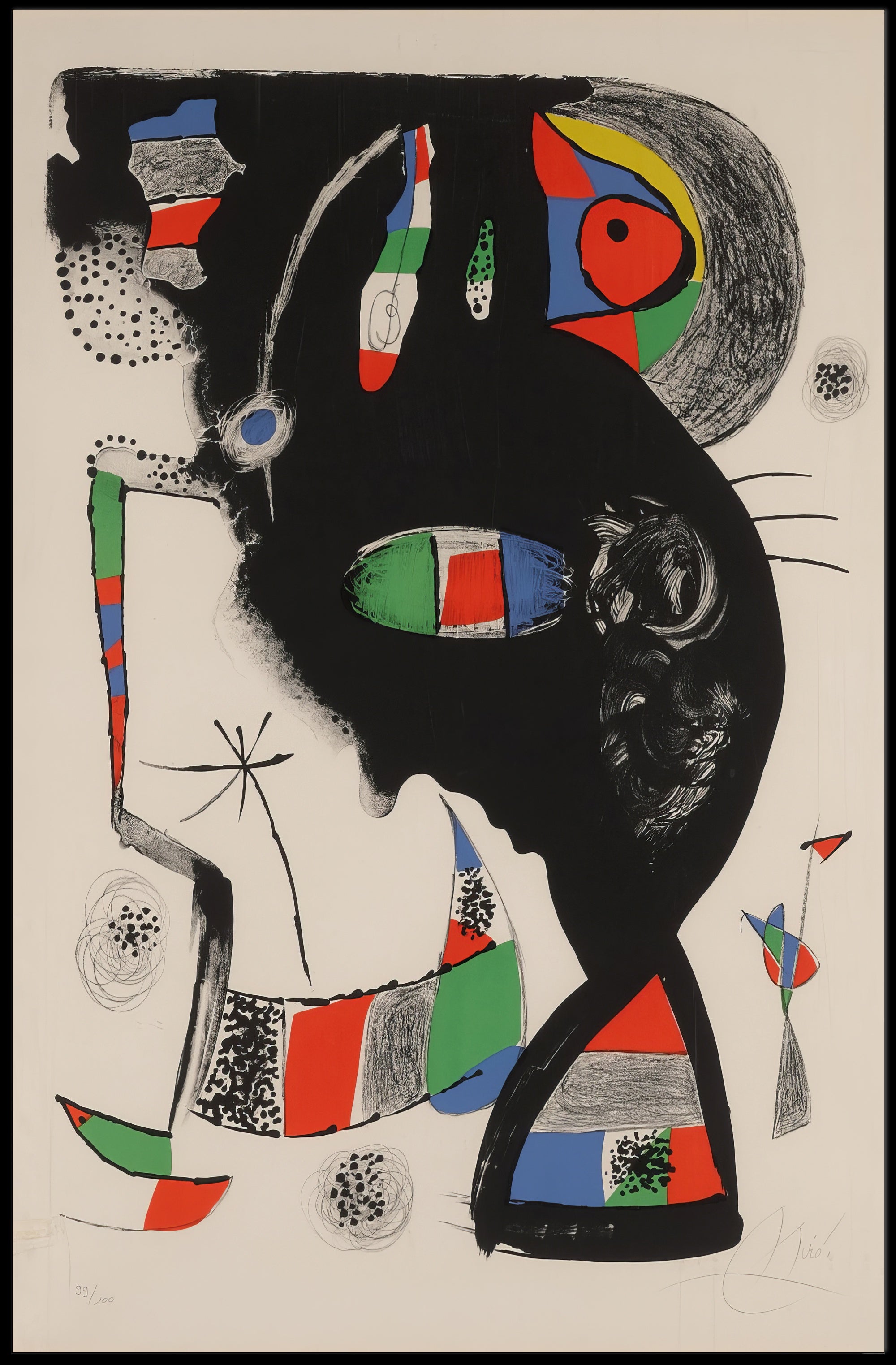 Abstract Composition Poster Vibrant Modern Art Print