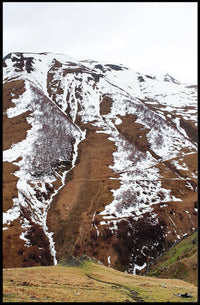 Majestic Mountain Landscape Photorealistic Poster Art