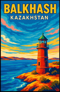 Balkhash, Kazakhstan Poster