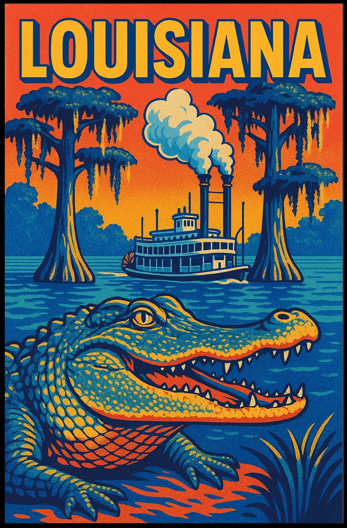 Louisiana Bayou Adventure Poster