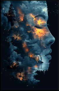 Dreamscape Reflection Poster