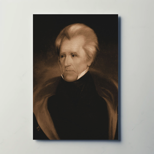 Andrew Jackson 7th President Sepia Photo