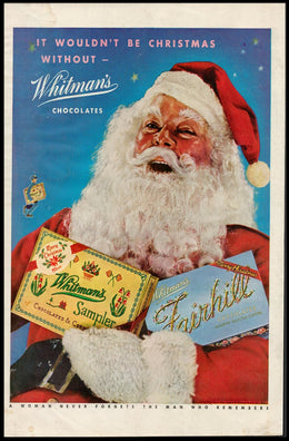 Whitman's Chocolates Christmas Ad Poster PosterGoat
