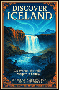 Discover Iceland Exhibition Poster