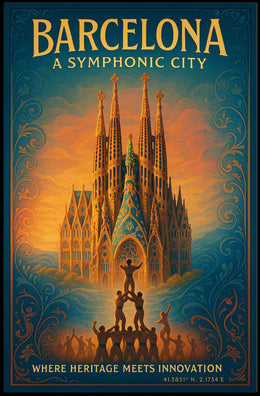 Barcelona A Symphonic City Poster