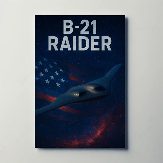 B-21 Raider US Air Force Poster