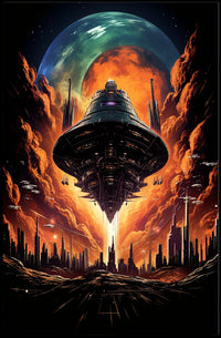 Cosmic Arrival Poster