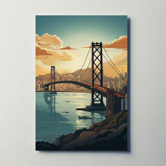 San Francisco Bay Bridge Poster