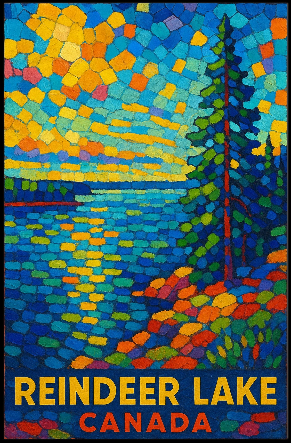 Reindeer Lake, Canada Poster