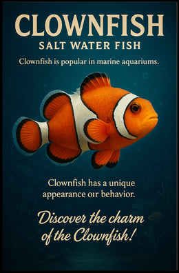 Discover The Charm Of The Clownfish Poster