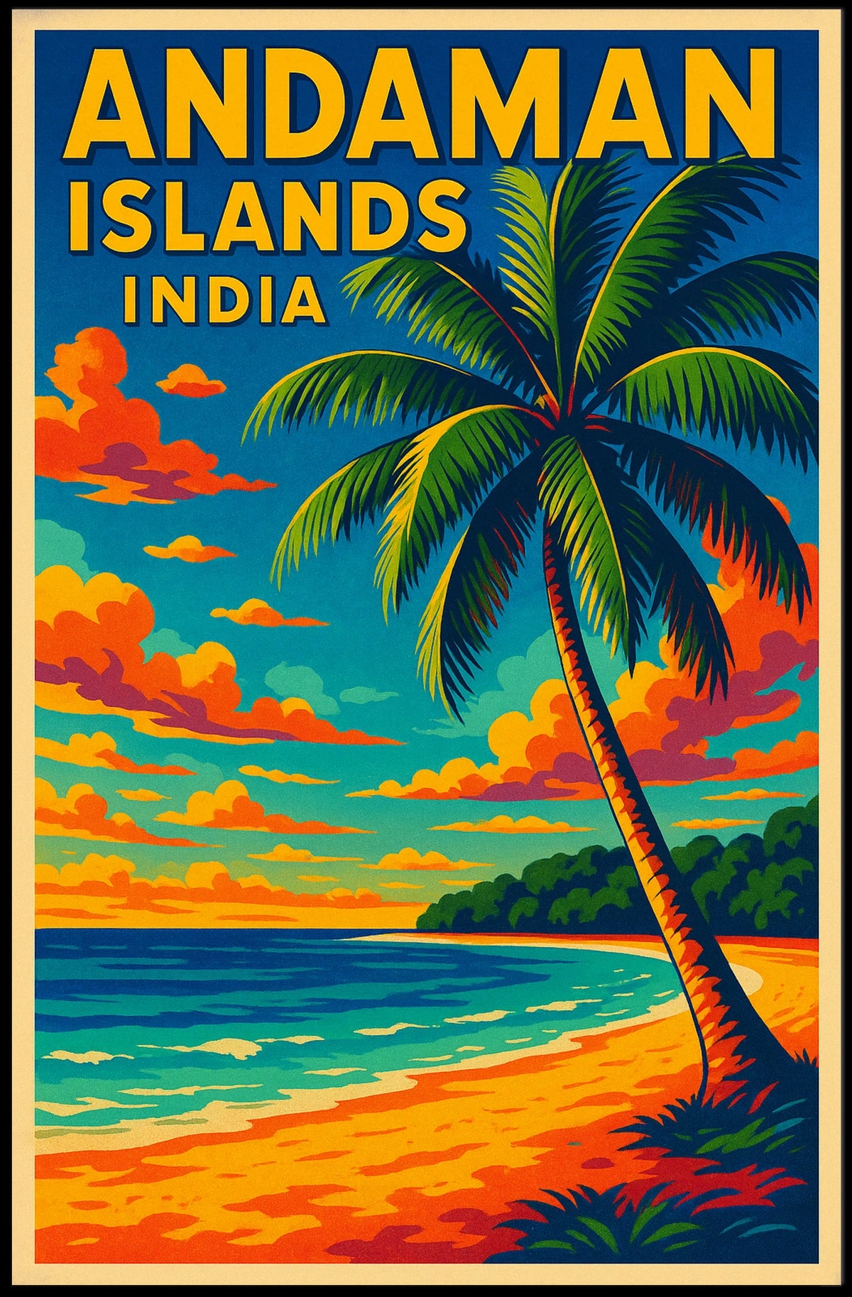 Andaman Islands Tropical Paradise Poster