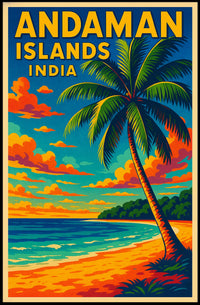 Andaman Islands Tropical Paradise Poster