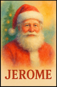 Christmas Cheer Santa Claus Holiday Magic Cultural Poster