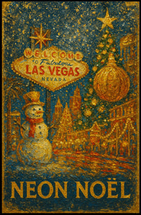 Neon Noël In Las Vegas Poster